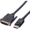 Roline DisplayPort kabel Konektor DisplayPort, DVI-D 24+1pol. Zástrčka...
