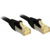 LINDY 47306 RJ45 síťové kabely, propojovací kabely CAT 6a (surový kabel CAT 7) S/FTP 0.50 m černá s ochranou 1 ks LINDY 47306 RJ45 síťové kabely, propojovací kabely CAT 6a (surový kabel CAT 7) S/FTP 0.50 m černá s ochranou 1 ks