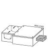 Siemens BVP:611100 BD2C-400-EE-KR-EBAL Napájecí skříňka měď světle šedá 5pólová 240 mm² 400 A 690 V/AC 1 ks Siemens BVP:611100 BD2C-400-EE-KR-EBAL Napájecí skříňka měď světle šedá 5pólová 240 mm² 400 A 690 V/AC 1 ks