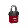 Master Lock Visací zámek Klíč Odolnost vůči povětrnostním vlivům, Laminovaná ocel, Tvrzená slitina boru Venkovní 8 mm