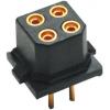 Patice PCB, řada: M80, orientace těla: Rovný, rozteč: 2 mm Deska-deska, počet kontaktů: 14, počet řad: 2, Průchozí otvor