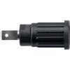 Schützinger SEPB 6451 Ni / SW bezpečnostní lisovaná zásuvka 4 mm černá 1 ks