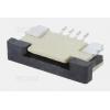 Konektor FFC/FPC ZIF SMD 1 mm, 4 piny, 90°, bílý/černý