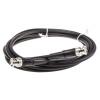 Koaxiální kabel, řada: BNC RG59B/U, Černá Polyvinylchlorid, vnější průměr: 6.15 mm OD 3 m 75 Ω Atem S koncovkou