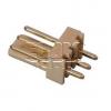 Vidlice jednořadá 1×3 W2600-03PSYGC0R, vývody rovné, Au, 2,54 mm Vidlice jednořadá 1×3 W2600-03PSYGC0R, vývody rovné, Au, 2,54 mm