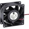 TRU COMPONENTS TC-DA8038-B1 axiální ventilátor, 24 V/DC, 110 m³/h, (d x š x v) 80 x 80 x 38 mm, TC-12774672