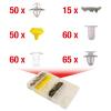 KS Tools 420.0750 Sada upevňovacích klipů pro Renault, 300 ks KS Tools 420.0750 Sada upevňovacích klipů pro Renault, 300 ks