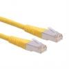 Roline Kat6 Ethernetové kabely, řada: 21.15, Žlutá, Polyvinylchlorid 2 m, typ pláště: S/FTP Stíněný