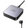 UGREEN 40914 síťový adaptér / napájení, USB 2.0 zásuvka A, USB 2.0 zásuvka A, USB-C® zásuvka, USB-C® zásuvka, USB-C® zásuvka, USB-C® zásuvka, 200 W, černá, šedá UGREEN 40914 síťový adaptér / napájení, USB 2.0 zásuvka A, USB 2.0 zásuvka A, USB-C® zásuvka, USB-C® zásuvka, USB-C® zásuvka, USB-C® zásuvka, 200 W, černá, šedá