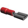 TE Connectivity Zásuvný konektor, řada: PIDG FASTON .205 Izolované, 5.21 x 0.81 mm, Červená Vnitřní, celková délka: 0.82
