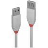 LINDY USB kabel USB 2.0 USB-A zástrčka, USB-A zásuvka 0.50 m šedá 36711