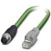 Phoenix Contact 1403496 M 12 / RJ45 síťové kabely, propojovací kabely CAT 5e SF/UTP 3.00 m zelená samozhášecí 1 ks Phoenix Contact 1403496 M 12 / RJ45 síťové kabely, propojovací kabely CAT 5e SF/UTP 3.00 m zelená samozhášecí 1 ks
