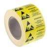 Štítek ESD, Žlutá Vyhovuje normě EN 61340-5-1, Papír Attention RS PRO, výška: 50 mm, šířka: 25mm Štítek ESD, Žlutá Vyhovuje normě EN 61340-5-1, Papír Attention RS PRO, výška: 50 mm, šířka: 25mm