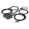 Přepínač KVM, 3,5 mm stereo 2portový USB, počet zobrazení: 1 1 StarTech.com, video připojení: HDMI 3840 x 2160 (Ultra HD