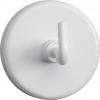 Maul magnet (Ø x v) 36 mm x 36 mm kulatý, s hákem bílá 5 ks 6158002