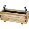 Siena Garden TAUNUS TANUSSLIM 70 Box na rostliny Borové dřevo, fleece přírodní, černá