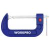 WorkPro WP232023 rychloupínač Rozpětí (max.):100 mm Délka vyložení:100 mm WorkPro WP232023 rychloupínač Rozpětí (max.):100 mm Délka vyložení:100 mm