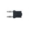 Schutzinger Banánek, 4 mm, 70V dc, 12A, Černá, Vnější zásuvný modul, materiál kontaktu: Mosaz, délka: 31 mm, pokovení Schutzinger Banánek, 4 mm, 70V dc, 12A, Černá, Vnější zásuvný modul, materiál kontaktu: Mosaz, délka: 31 mm, pokovení