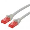 Roline Kat6 Ethernetové kabely, Šedá, Nízko dýmivý bezhalogenový 300 mm 8, typ pláště: Nestíněný Nestíněný Roline Kat6 Ethernetové kabely, Šedá, Nízko dýmivý bezhalogenový 300 mm 8, typ pláště: Nestíněný Nestíněný