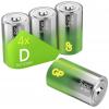 GP Super baterie velké mono D alkalicko-manganová 1.5 V 4 ks