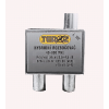 Rozbočovač TEROZ 102KP, 2× výstup, 40–862 MHz, IEC