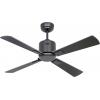 CasaFan ECO NEO III 103 BG-WN/SI WiFi Flügel Wenge/Silber stropní ventilátor 16 W (Ø x v) 103 cm x 360 mm čedičově šedá s dálkovým ovládáním, s časovačem,