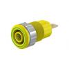 Staubli Banánkový konektor, 4 mm, 1kV, 24A, Žlutá, Zelená, Vnitřní Jazýček, materiál kontaktu: Mosaz, délka: 31.5 mm,