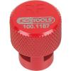 Ventilátor pro pneumatiky RDKS / TPMS, červený, přední pravý KS Tools 100.1187