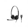 Sluchátka na uši 504402 Rychlé odpojení Sennheiser, Černá, Stříbrná