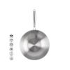 Wok pánev ORION Steela 30cm Wok pánev ORION Steela 30cm