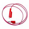 Mueller Electric BU-2030-A-60-2 měřicí kabel banánková zástrčka 4 mm krokosvorky 1.5 m červená 1 ks Mueller Electric BU-2030-A-60-2 měřicí kabel banánková zástrčka 4 mm krokosvorky 1.5 m červená 1 ks