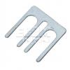 Hřeben propojovací K22-00A(H), 4× kontakt 1,0 × 0,4 mm