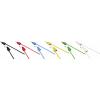 VOLTCRAFT MSB-300 sada měřicích kabelů lamelová zástrčka 4 mm silikon 25.00 cm 12 ks