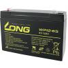 Long WP12-6S WP12-6S olověný akumulátor 6 V 12 Ah olověný se skelným rounem (š x v x h) 151 x 99 x 50 mm plochý konektor 4,8 mm nepatrné vybíjení, bezúdržbové