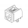 Molex 950097641, zásuvkový modul RJ45, zásuvka, černá, 1 ks