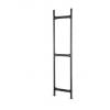 Regálový systém, Ocel 4policový barva Černá 2 m x 1.78m 400 mm Toprax