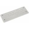 Trelleborg MH-24 F27-1 LIGHT GREY UL94 V-0 IP65 | TPE | Screw TPE, šedá, 1 ks