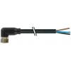 Kabel konektoru, A: Vnitřní, A: Pravoúhlý 3, 60V, IP65, IP66K, IP67 Murrelektronik Limited 5 m