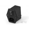 TE Connectivity Filtr IEC 10A, řada: HP C14 Vnější, Svislá montáž 5 x 20 mm 2 póly, 50Hz, 60 Hz Faston, 40 °C 1, -40 °C TE Connectivity Filtr IEC 10A, řada: HP C14 Vnější, Svislá montáž 5 x 20 mm 2 póly, 50Hz, 60 Hz Faston, 40 °C 1, -40 °C