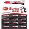 Sada 12 kusů vteřinových lepidel AIT Super Glue Aventador 3g