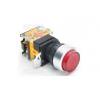 Ovládač stiskací vystouplý DT22M-FRH11/RD, otvor 22 mm, červený