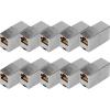 Digitus DN-93901-10 pouzdro spojky RJ45 Počet pólů 8 stříbrná 10 ks Digitus DN-93901-10 pouzdro spojky RJ45 Počet pólů 8 stříbrná 10 ks