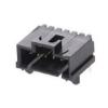 Molex Konektor PCB, řada: 70555, počet kontaktů: 6, počet řad: 1, rozteč: 2.54 mm, orientace těla: Pravý úhel, materiál