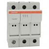 Držák pojistek s montáží na lištu DIN 25A 400V ac Mersen 8.5 x 31.5 mm 3pólový