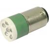 CML 18640351 indikační LED zelená BA15d 24 V/DC, 24 V/AC 3150 mcd