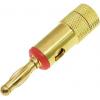RS PRO Banánek, 4 mm, 30V, 24A, Červená, Vnější Přenos, materiál kontaktu: Mosaz, délka: 42 mm, pokovení kontaktu: Zlatá RS PRO Banánek, 4 mm, 30V, 24A, Červená, Vnější Přenos, materiál kontaktu: Mosaz, délka: 42 mm, pokovení kontaktu: Zlatá