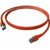 Easylan CP1KRBRBR0015 RJ45 síťové kabely, propojovací kabely CAT 6A S/FTP 1.50 m červená (jasná) dvoužilový stíněný, bez halogenů, samozhášecí 1 ks Easylan CP1KRBRBR0015 RJ45 síťové kabely, propojovací kabely CAT 6A S/FTP 1.50 m červená (jasná) dvoužilový stíněný, bez halogenů, samozhášecí 1 ks