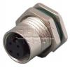 Zásuvka M12 kód A, 4 piny, panel, 250 V / 4 A, IP67