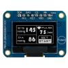Displej OLED, řada: MDOB128064V1V-WI 0.96 in Bílá Pasivní matice 128 x 64 pixelů COB Midas SPI