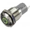 TRU COMPONENTS LAS2GQF-11ZDT/G/12V/S/P, 1303017 tlačítkový spínač, 16 mm, 48 V/DC, 2 A, 1 ks TRU COMPONENTS LAS2GQF-11ZDT/G/12V/S/P, 1303017 tlačítkový spínač, 16 mm, 48 V/DC, 2 A, 1 ks